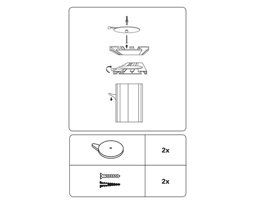 Montážní návod pro produkt se šrouby