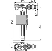 Napouštěcí ventil boční A15 1/2"-thumb-1