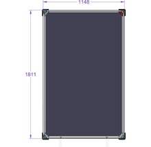 Obrázek tabule o rozměrech 1148 x 1811 mm.