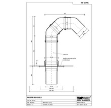 Prostup pro kabely TOPWET s integrovanou PVC manžetou, DN 125