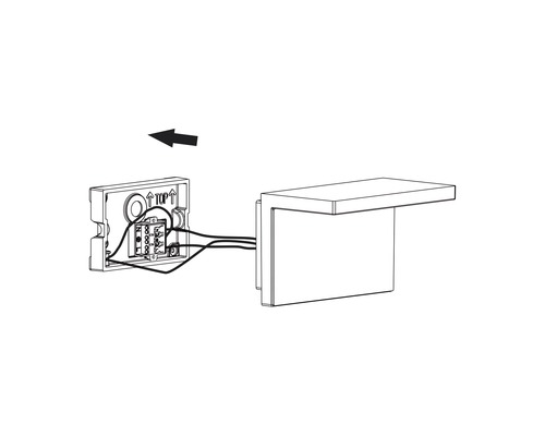 Obrázek nástěnné lampy s elektrickým připojením