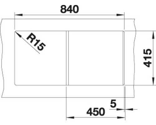 Technický výkres s rozměry