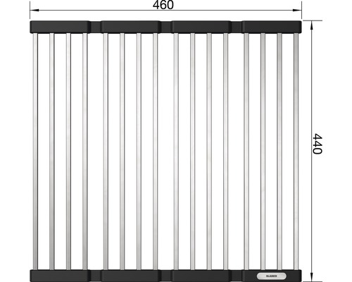Skládací rošt do dřezu Blanco o rozměrech 460 x 440 milimetrů