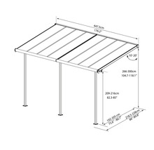Pergola PALRAM Sierra 447 x 230 cm bílá
