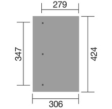 Výkres produktu s rozměry 279, 306, 347 a 424