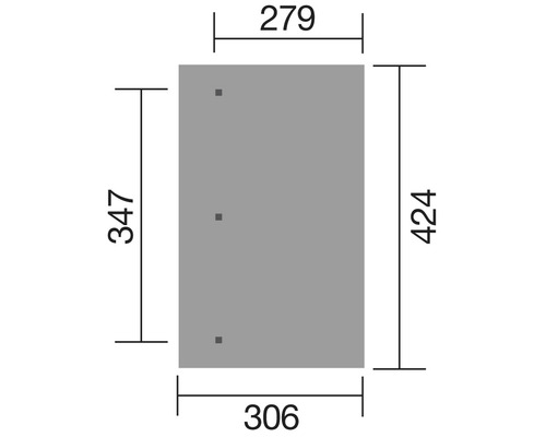 Výkres produktu s rozměry 279, 306, 347 a 424