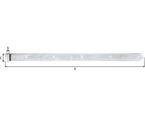 Pásek závěsu pro upevnění bran a dveří