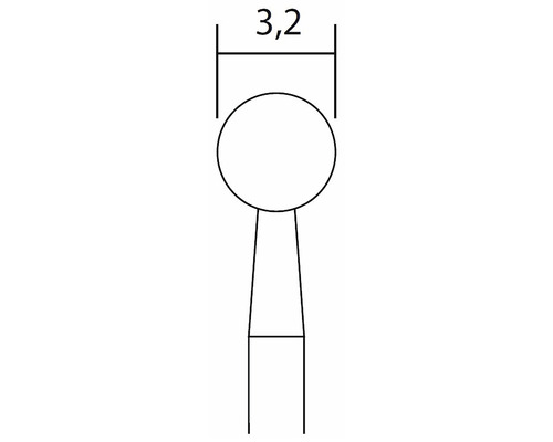 Technický výkres produktu o šířce 3,2 jednotky