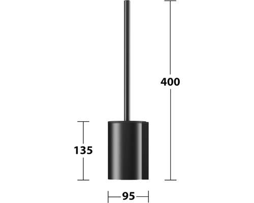 Sada WC štětky s rozměry