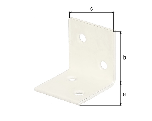 Rohový spojovník s rozměry