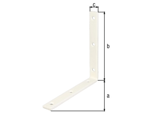 Úhelník s rozměry a, b a c