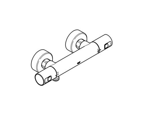 Termostatická nástěnná baterie pro sprchu nebo vanu
