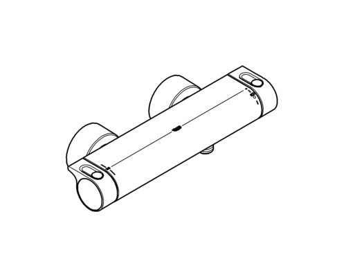 Termostatická sprchová baterie pro montáž na stěnu