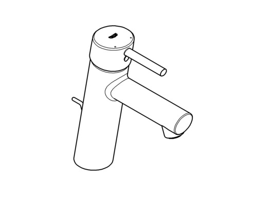 Nákres umyvadlové baterie