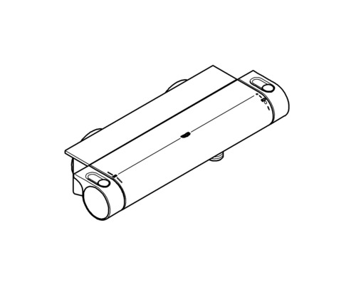 Termostatická sprchová baterie pro regulaci teploty a průtoku vody ve sprše.