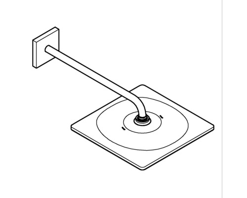 Sprchová hlavice s nástěnným ramenem