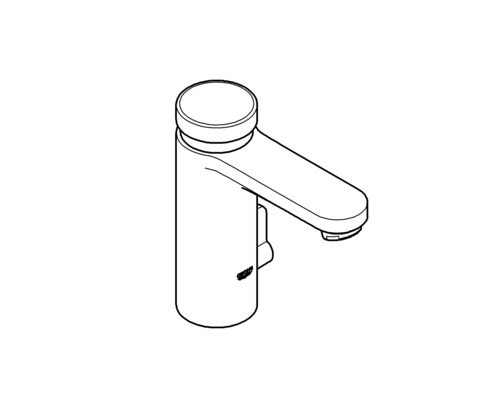 Nákres jedné umyvadlové baterie.