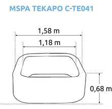 Nafukovací vířivka MSPA Tekapo C-TE041-thumb-1