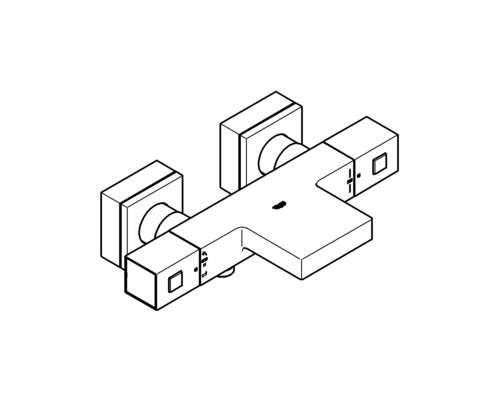 Nástěnná vanová baterie