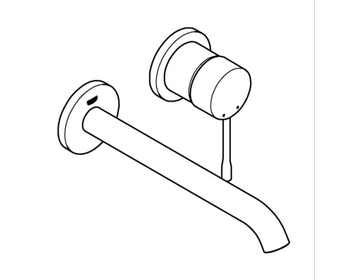 Nástěnná baterie s pákou