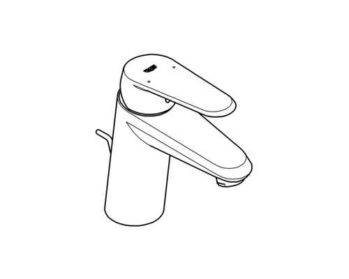 Nákres umyvadlové baterie Grohe