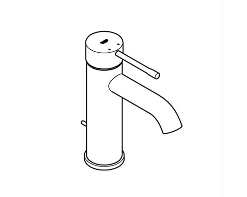 Nákres umyvadlové baterie