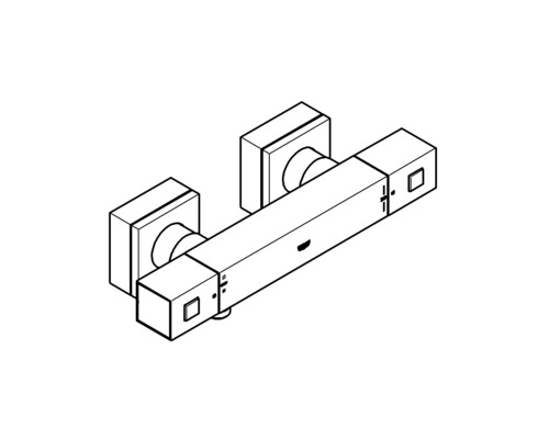 Sprchová baterie pro montáž na stěnu
