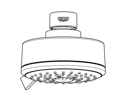 Logo Grohe sprchová hlavice