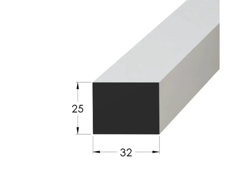 Dřevěný profil o rozměrech 25 krát 32 milimetrů