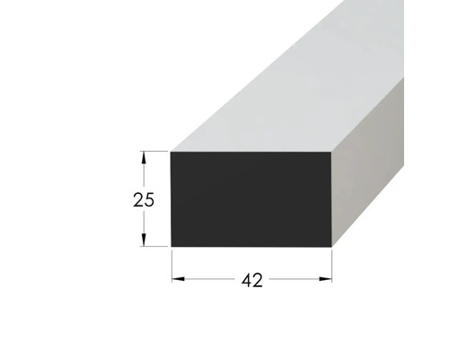 Obdélníkový profil o rozměrech 25 krát 42 milimetrů