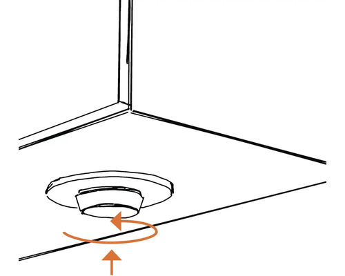 Otočný mechanismus odsavače par