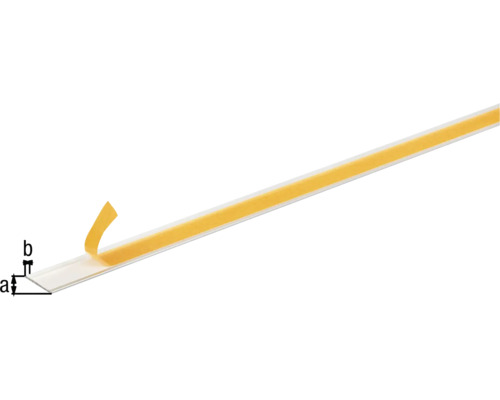 Plastová soklová lišta s lepicí páskou