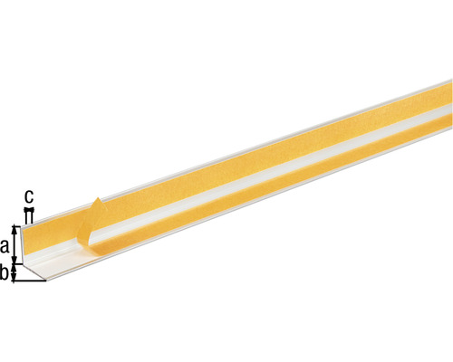 Rohový profil s lepicí páskou