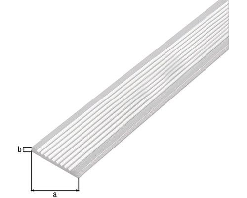 Schodový profil s rýhovaným povrchem