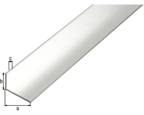 Hliníkový úhelník s rozměry