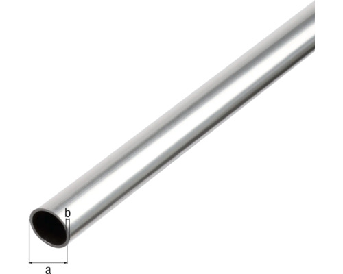Kovová trubka s označením rozměrů