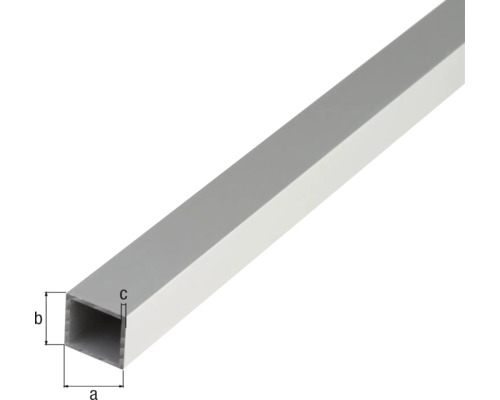 Hliníková čtyřhranná trubka