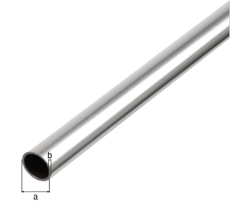 Kovová trubka s rozměry průřezu