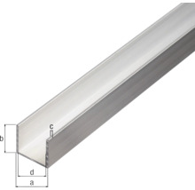 Alu U profil, stříbrný elox, 12x8,6x12x1,3mm, 1m-thumb-1 Alu U profil, stříbrný elox, 12x8,6x12x1,3mm, 1m-thumb-1
