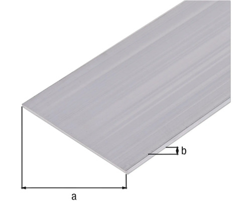 Hliníkový plochý profil s rozměry