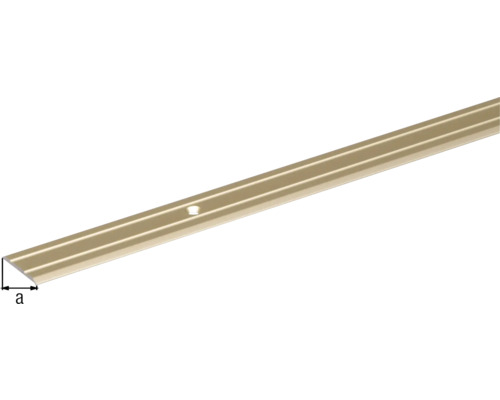 Schodový profil z kovu s vrtaným otvorem