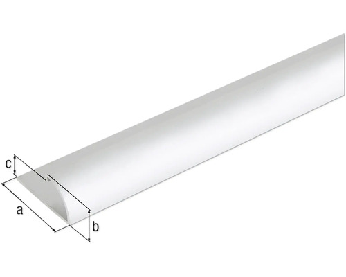 Plastový kabelový kanál s rozměry a, b a c