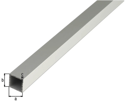 Hliníková čtvercová trubka s rozměry