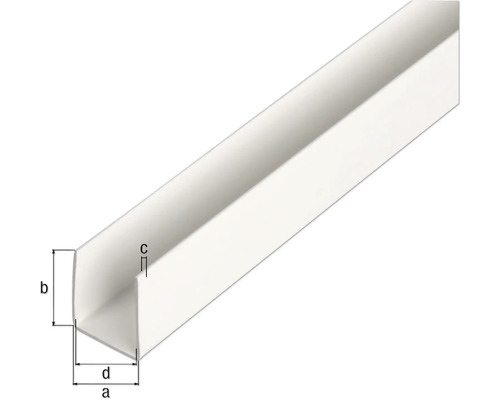 Plastový profil s měřítkem