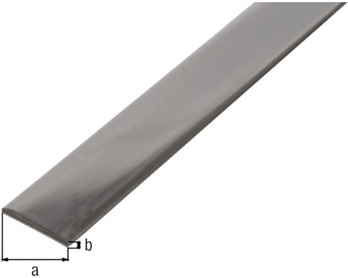 Plochý kovový materiál s rozměry