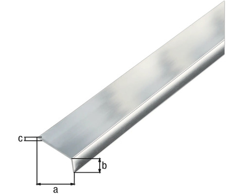 Hliníkový profil na ochranu hran s rozměry