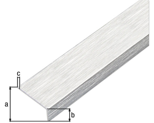 Hliníkový úhelník s rozměry