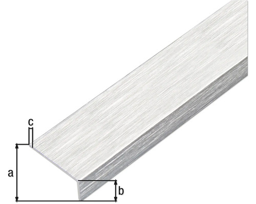 Hliníkový úhelník s rozměry