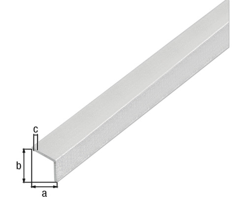 Hliníkový úhelníkový profil s rozměry