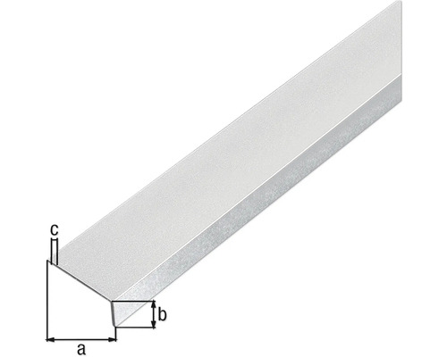 Hliníkový profil okraje střechy s rozměry